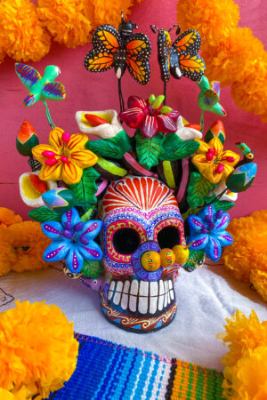 Frida Crowned Calavera
